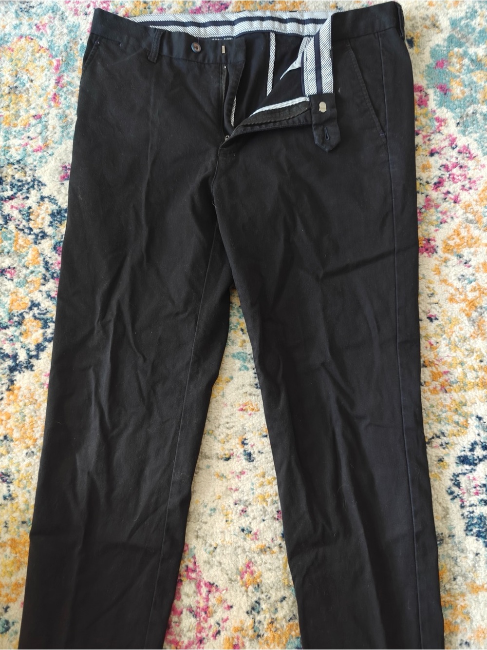 Benjamin Barker Black Casual Chino Pants - Slim Fit size 36